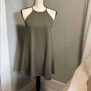 Forever 21 tank mini dress. Olive green. Size M